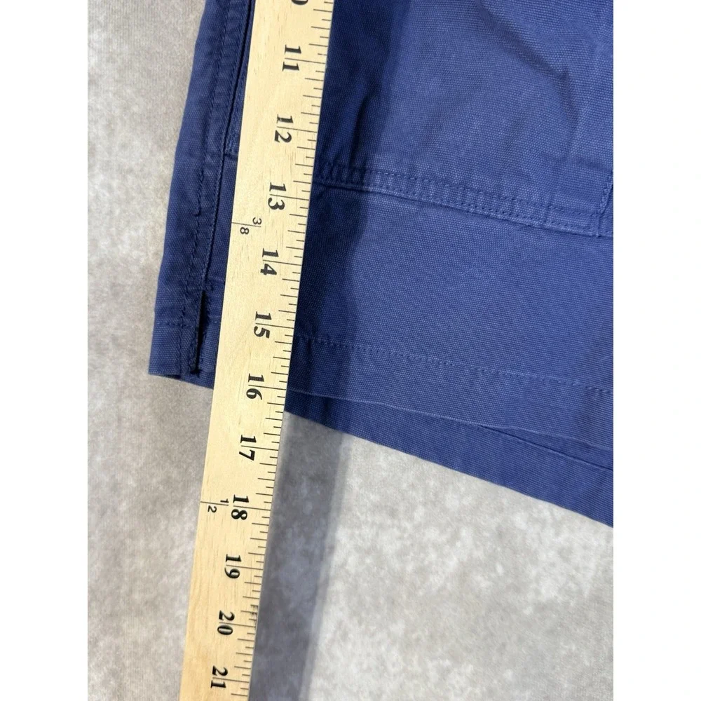 Columbia PFG Fishing Cargo Shorts Mens XXL Blue Utility Cotton